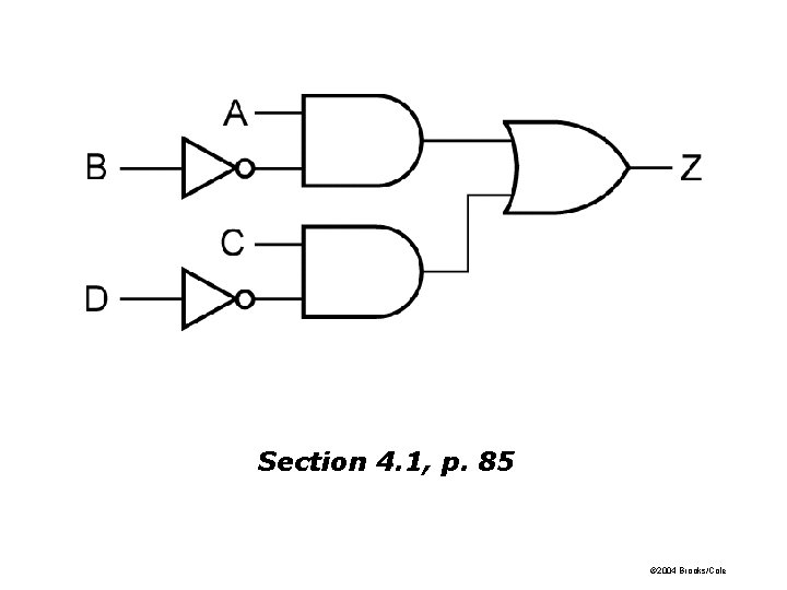 Section 4. 1, p. 85 © 2004 Brooks/Cole 