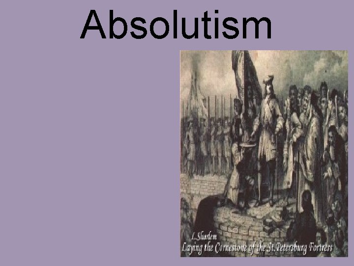 Absolutism 