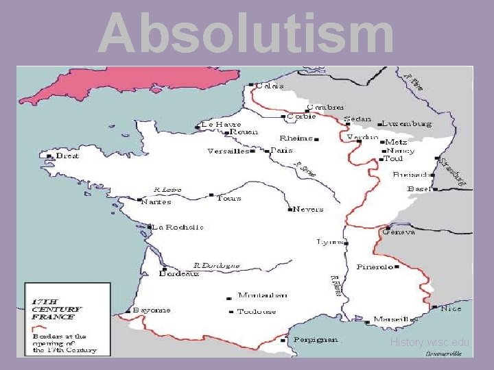 Absolutism History. wisc. edu 