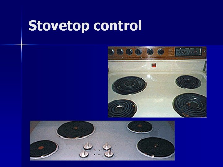 Stovetop control 