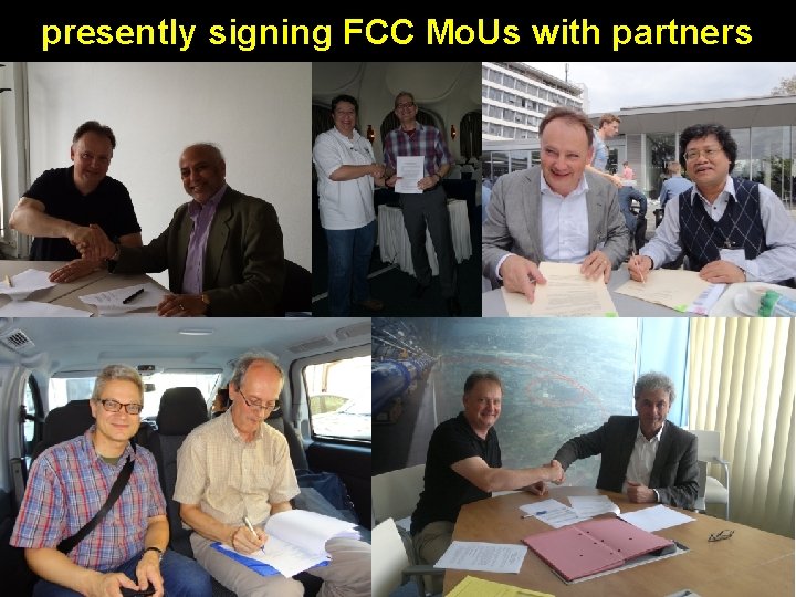 presently signing FCC Mo. Us with partners 