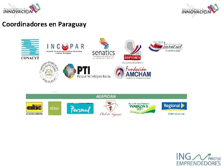 Coordinadores en Paraguay 