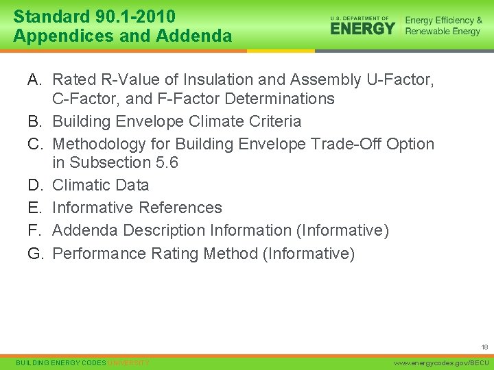 Standard 90. 1 -2010 Appendices and Addenda A. Rated R-Value of Insulation and Assembly