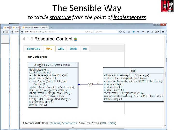 The Sensible Way to tackle structure from the point of implementers 