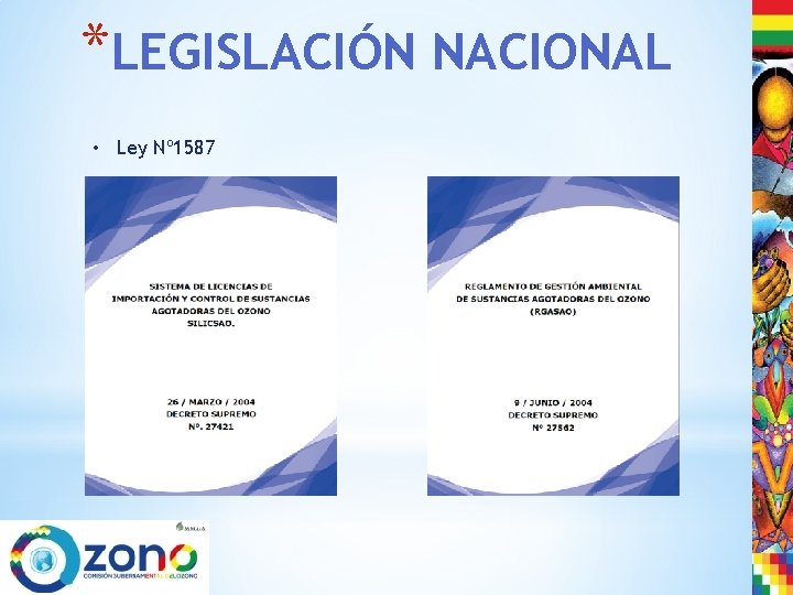 *LEGISLACIÓN NACIONAL • Ley Nº 1587 