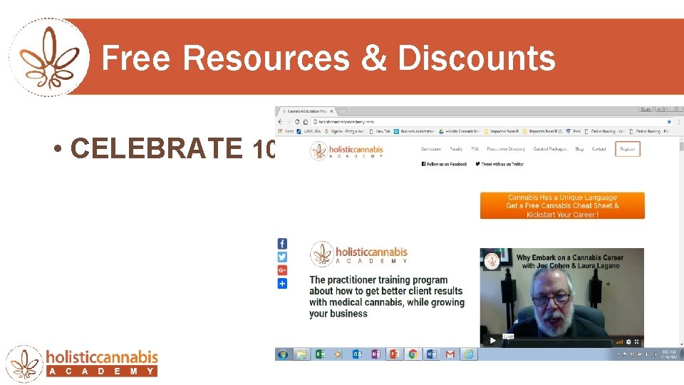 Free Resources & Discounts • CELEBRATE 10% 