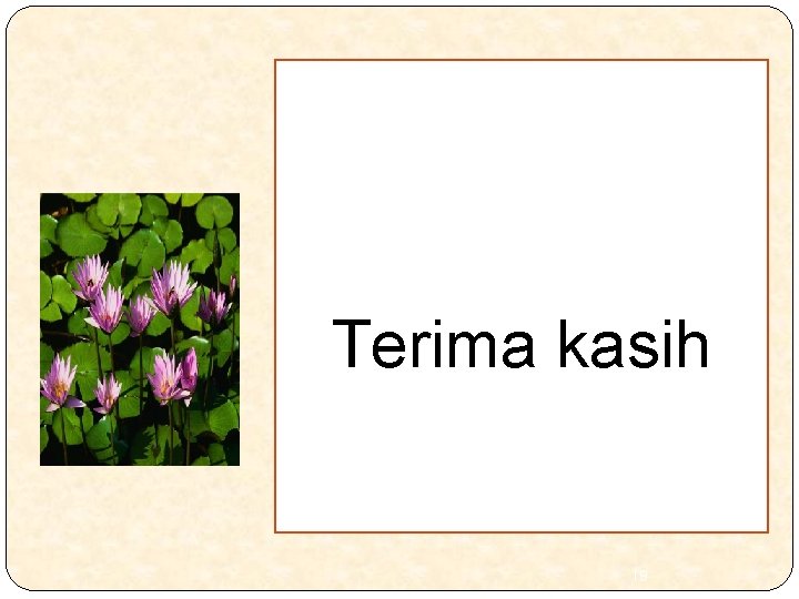 Terima kasih 19 