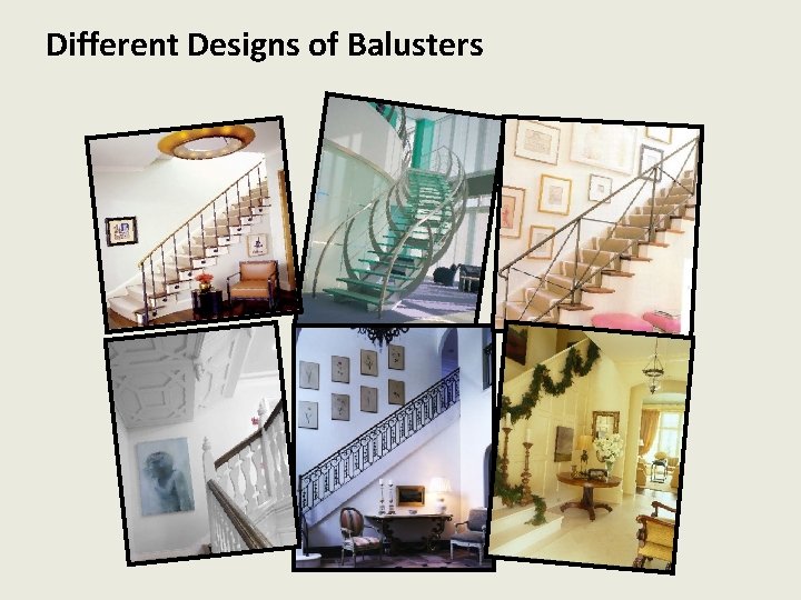 Different Designs of Balusters 