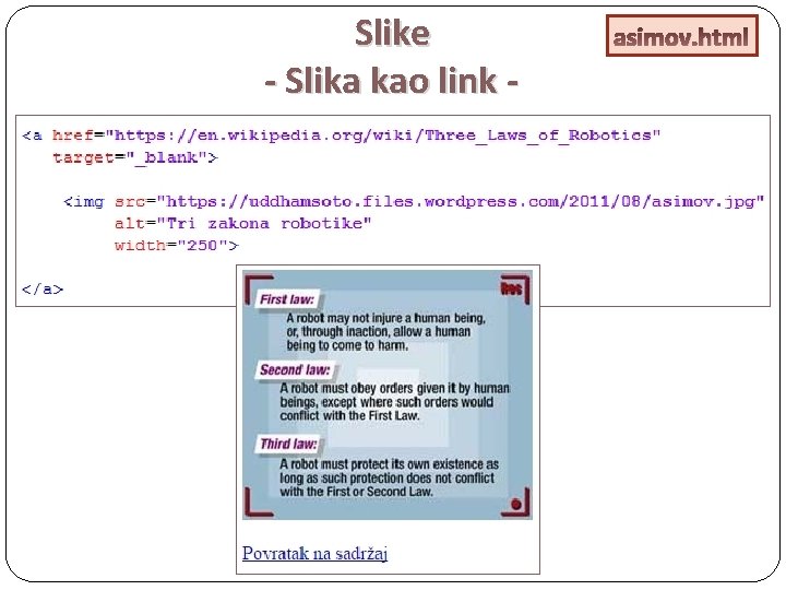 Slike - Slika kao link - asimov. html 