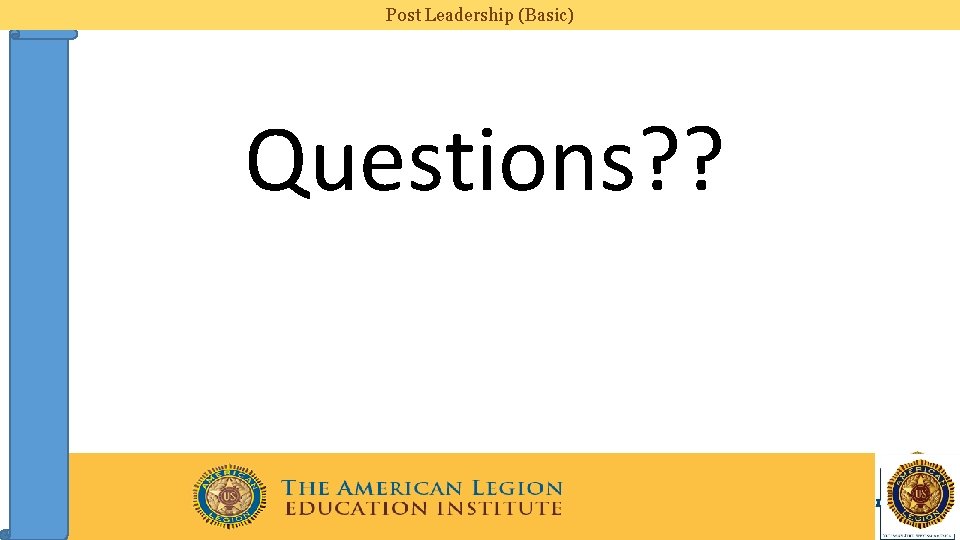 Post Leadership (Basic) Questions? ? 20 