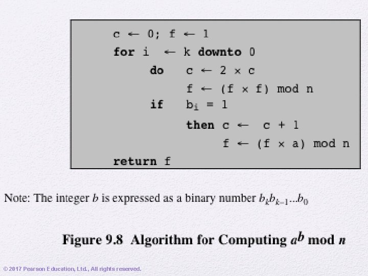 © 2017 Pearson Education, Ltd. , All rights reserved. 
