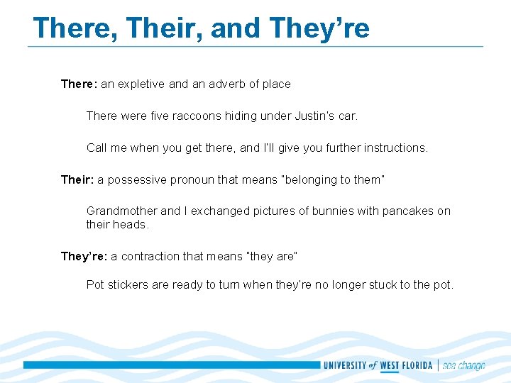 There, Their, and They’re There: an expletive and an adverb of place There were