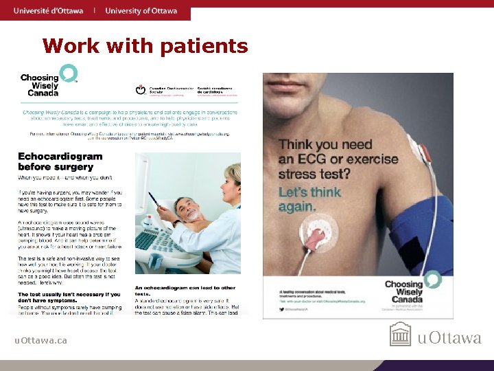 Work with patients u. Ottawa. ca 