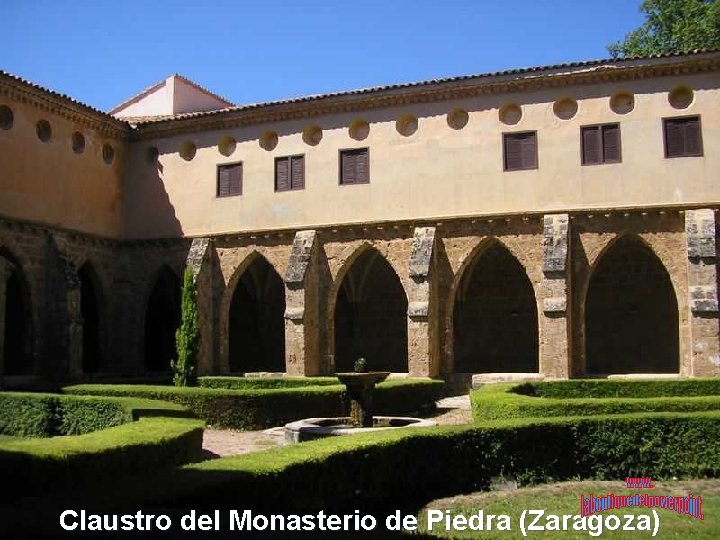 Claustro del Monasterio de Piedra (Zaragoza) 
