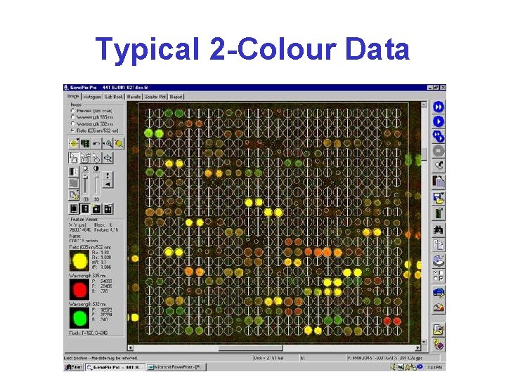 Typical 2 -Colour Data 