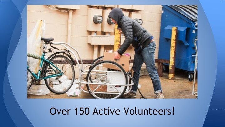 Over 150 Active Volunteers! 