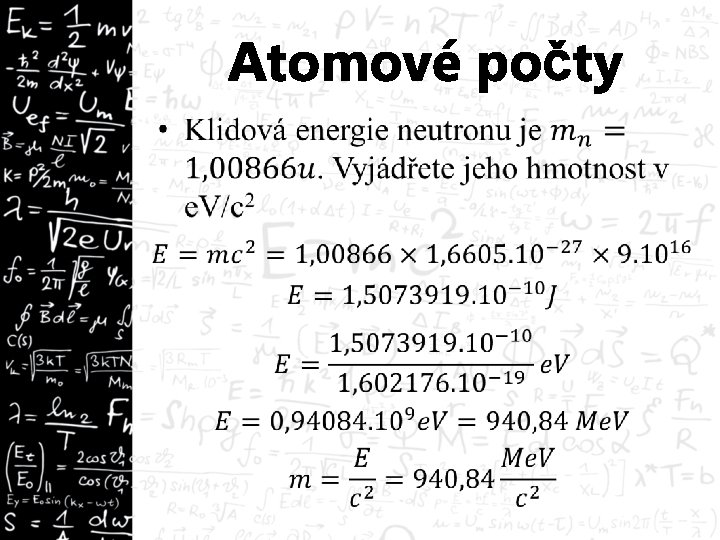 Atomové počty 