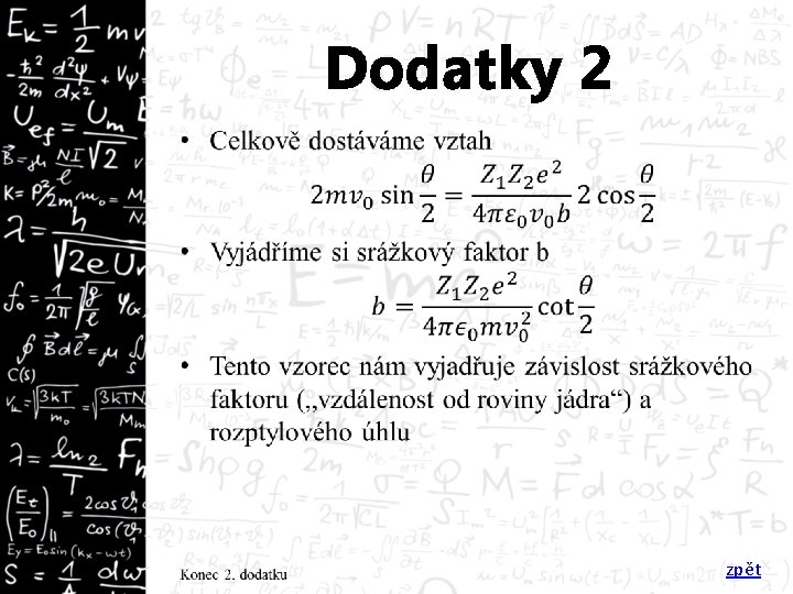 Dodatky 2 zpět 