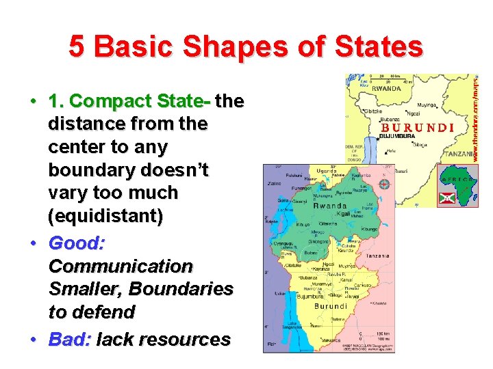 5 Basic Shapes of States • 1. Compact State- the distance from the center