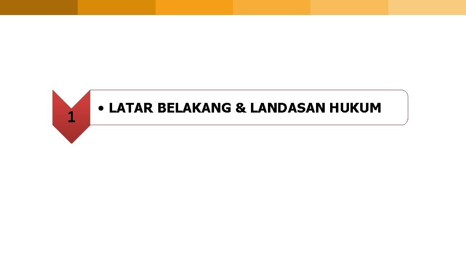 1 • LATAR BELAKANG & LANDASAN HUKUM 