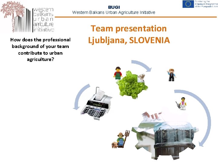 BUGI Western Balkans Urban Agriculture Initiative How does the professional background of your team