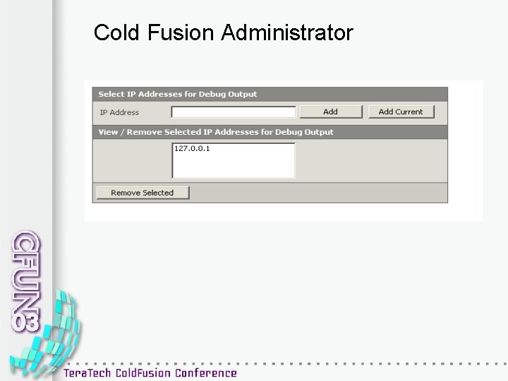 Cold Fusion Administrator 