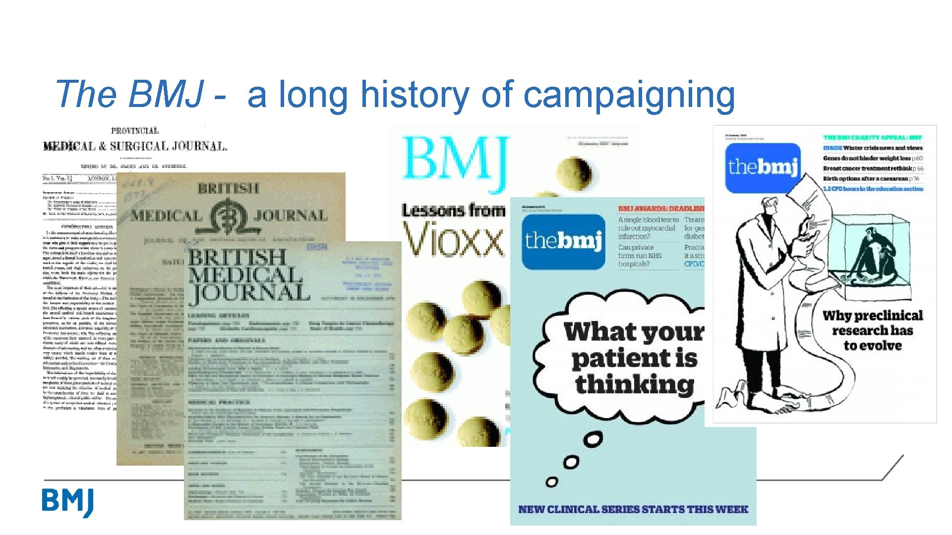The BMJ - a long history of campaigning 
