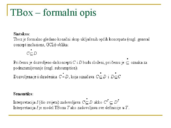 TBox – formalni opis 