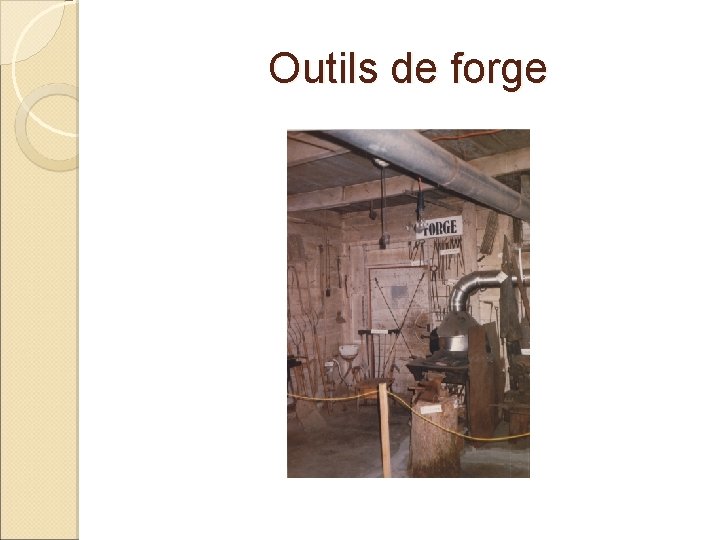 Outils de forge 