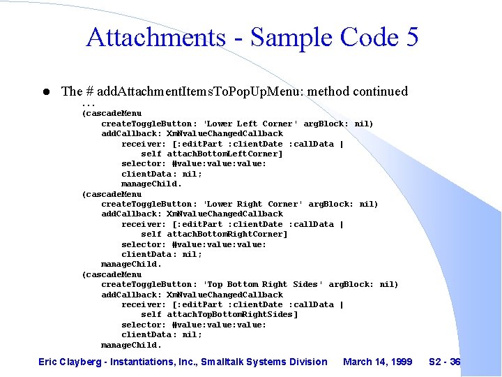 Attachments - Sample Code 5 l The # add. Attachment. Items. To. Pop. Up.