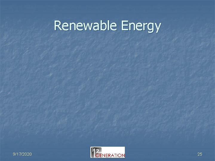 Renewable Energy 9/17/2020 25 