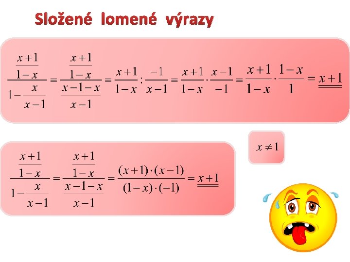 Složené lomené výrazy 