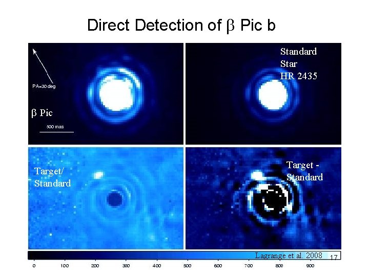 Direct Detection of Pic b Standard Star HR 2435 Pic Target/ Standard Target Standard
