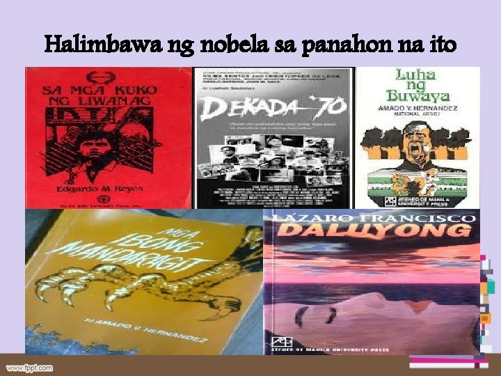 Halimbawa ng nobela sa panahon na ito Halimbawa ng nobela sa panahon na ito
