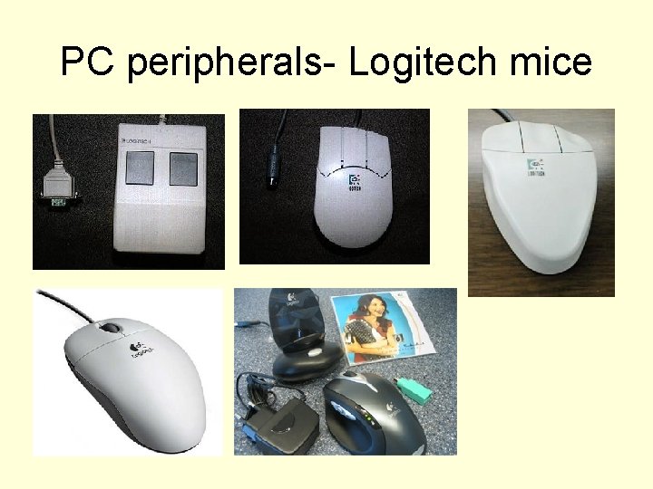 PC peripherals- Logitech mice 