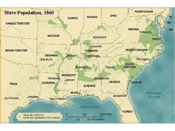 Slave Population, 1860 