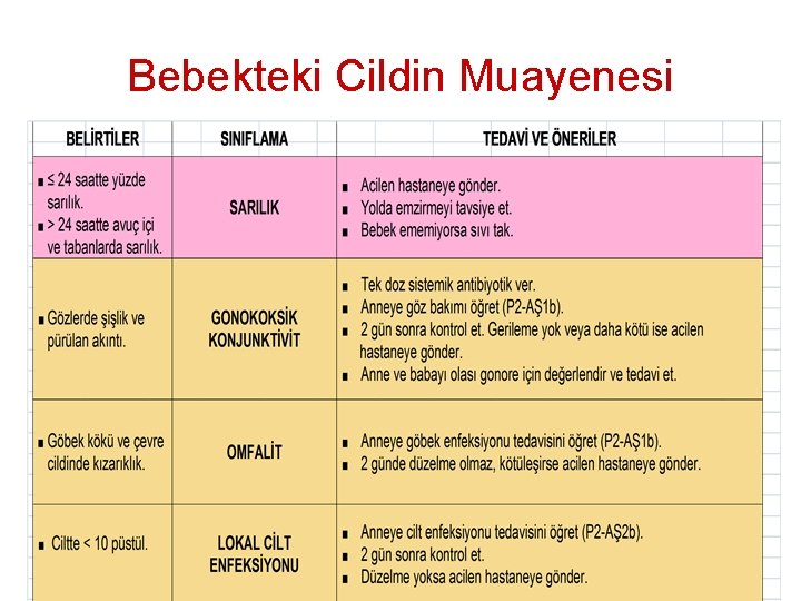 Bebekteki Cildin Muayenesi 18 