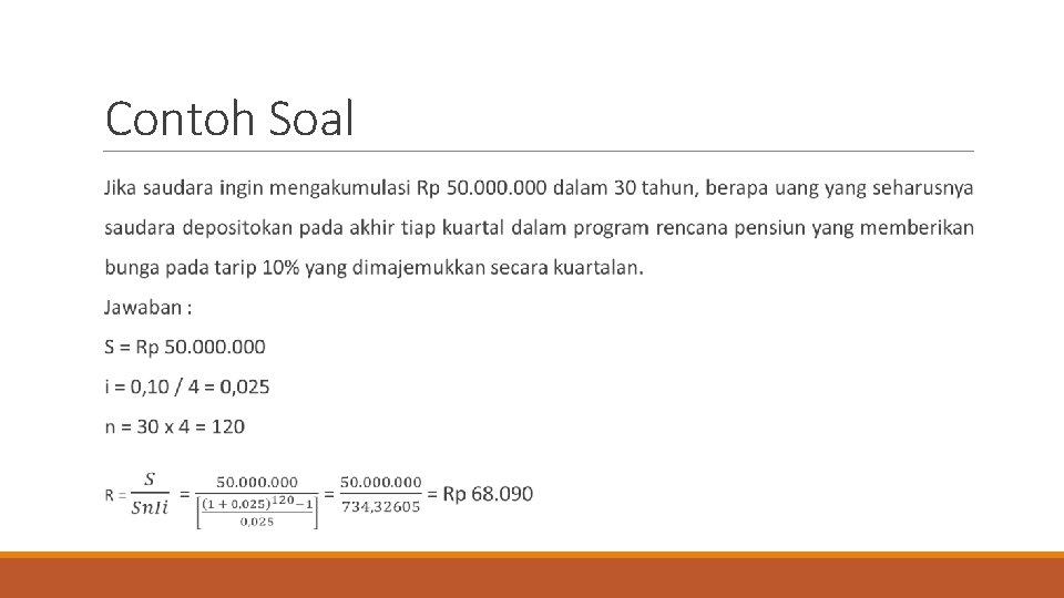 Contoh Soal 