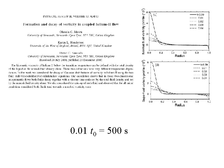 0. 01 t 0 = 500 s 