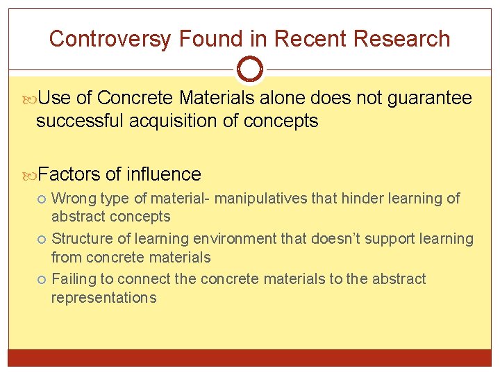 Controversy Found in Recent Research Use of Concrete Materials alone does not guarantee successful