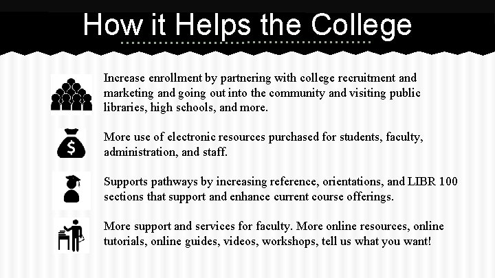 How it Helps the College Increase enrollment by partnering with college recruitment and marketing