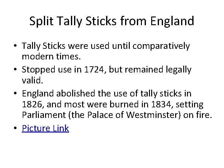 Split Tally Sticks from England • Tally Sticks were used until comparatively modern times.