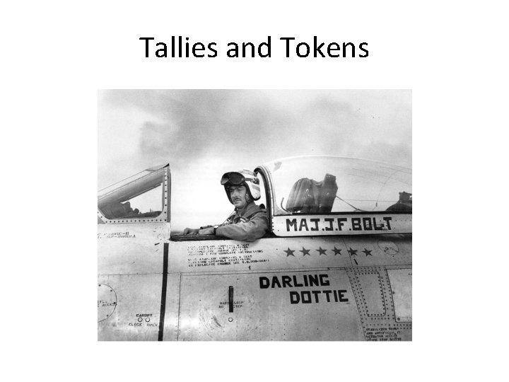 Tallies and Tokens 