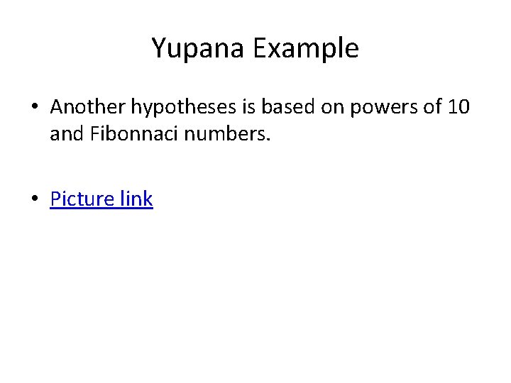 Yupana Example • Another hypotheses is based on powers of 10 and Fibonnaci numbers.