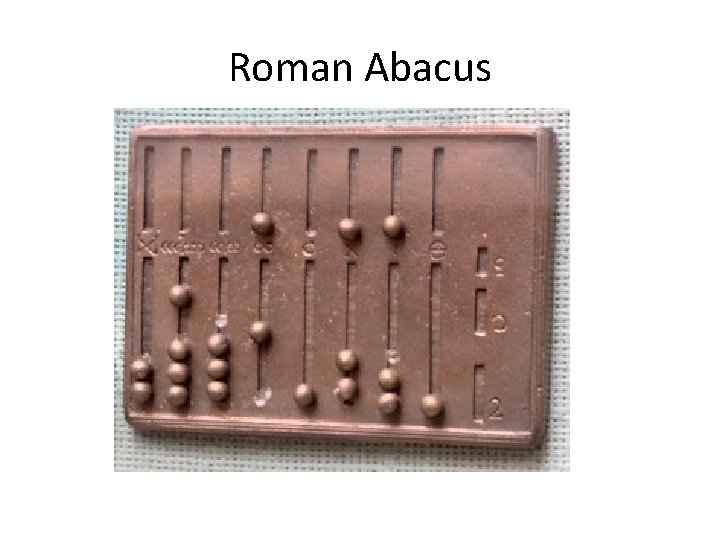 Roman Abacus 