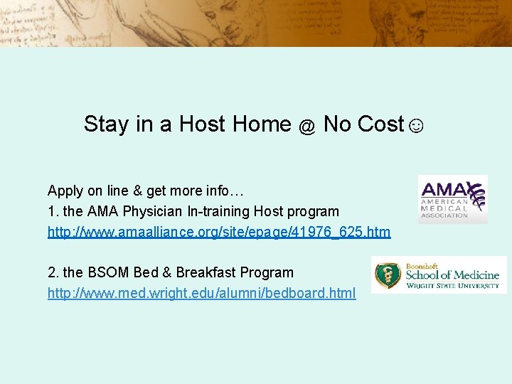 Stay in a Host Home @ No Cost☺ Apply on line & get more