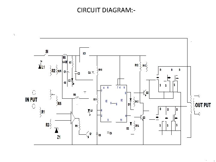CIRCUIT DIAGRAM: - • . 