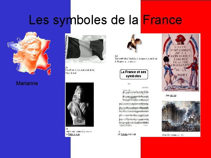 Les symboles de la France Marianne 