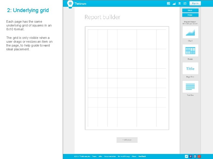 2: Underlying grid Each page has the same underlying grid of squares in an