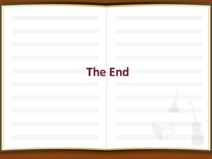 The End 